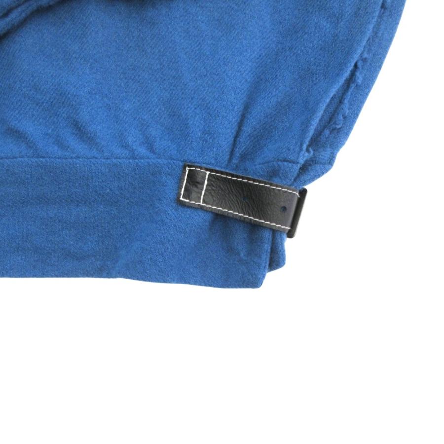 美品 SUNSEA サンシー 31th Collection Shrinkage Sweat Shirt シュリンケージ スウェットシャツ カットソー 長袖 サイズ1 青 ブルー メンズ 古着 中古 | SUNSEA | 03
