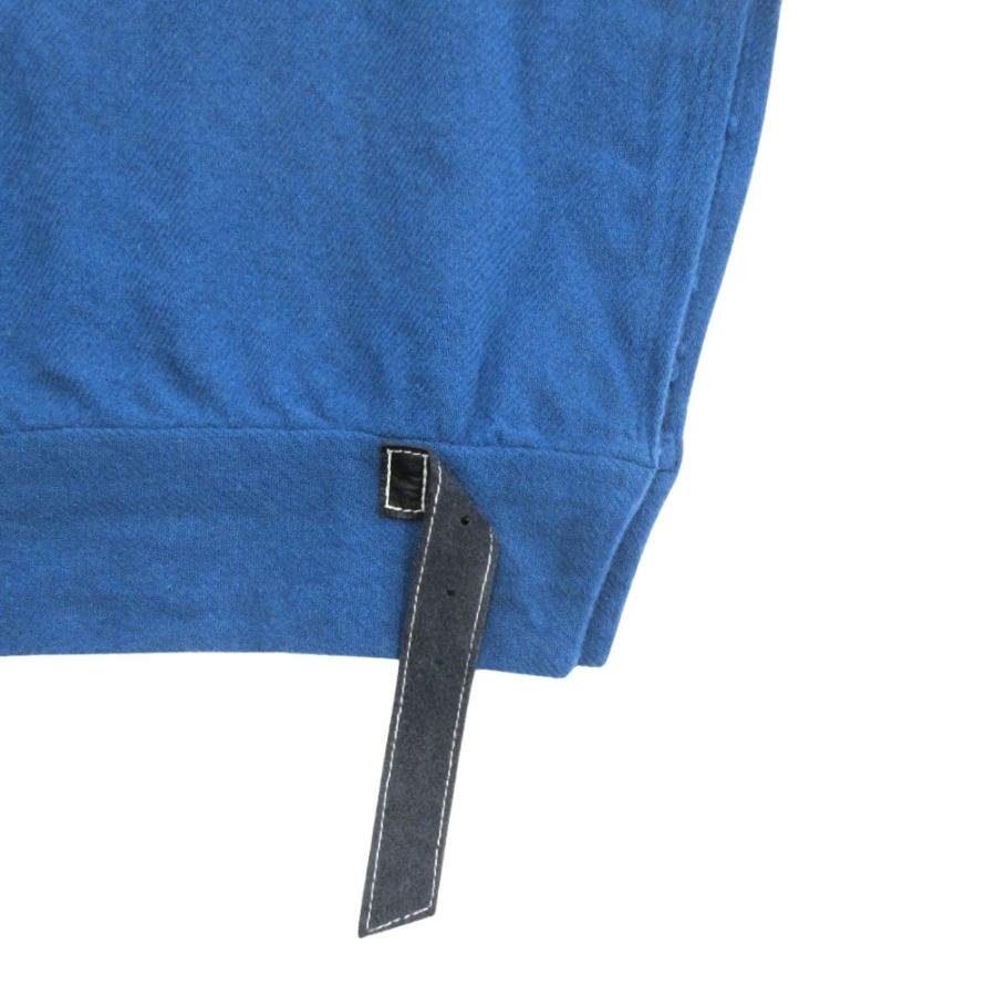 美品 SUNSEA サンシー 31th Collection Shrinkage Sweat Shirt シュリンケージ スウェットシャツ カットソー 長袖 サイズ1 青 ブルー メンズ 古着 中古 | SUNSEA | 04
