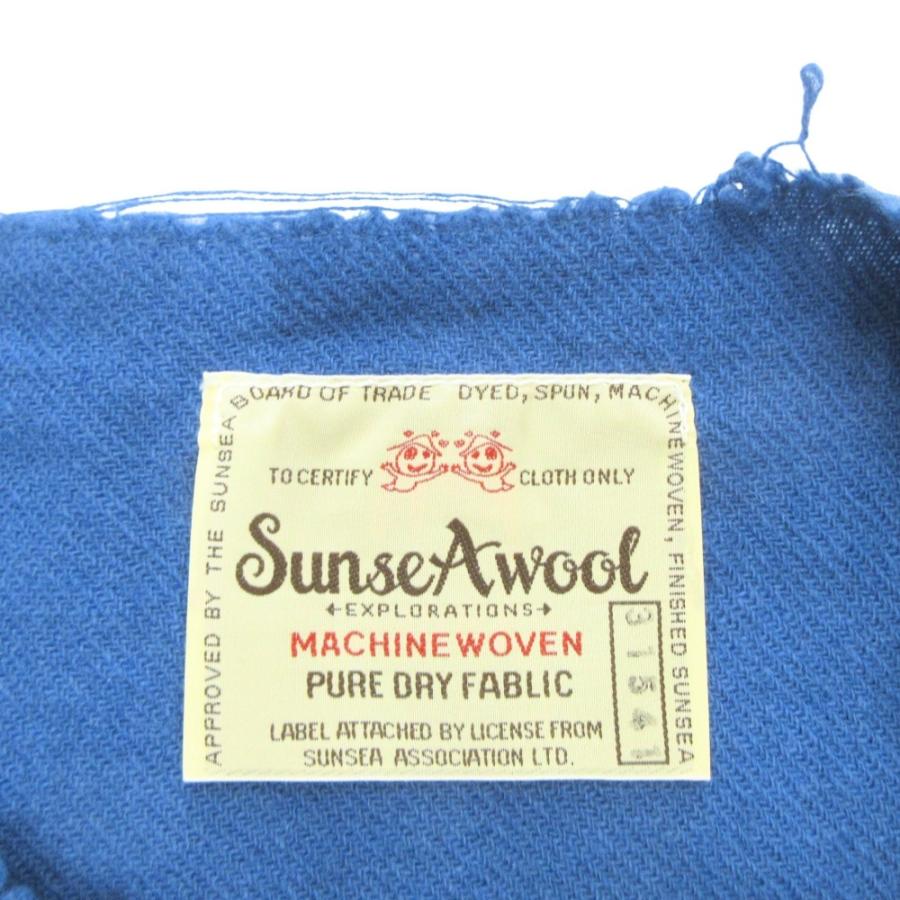 美品 SUNSEA サンシー 31th Collection Shrinkage Sweat Shirt シュリンケージ スウェットシャツ カットソー 長袖 サイズ1 青 ブルー メンズ 古着 中古 | SUNSEA | 06