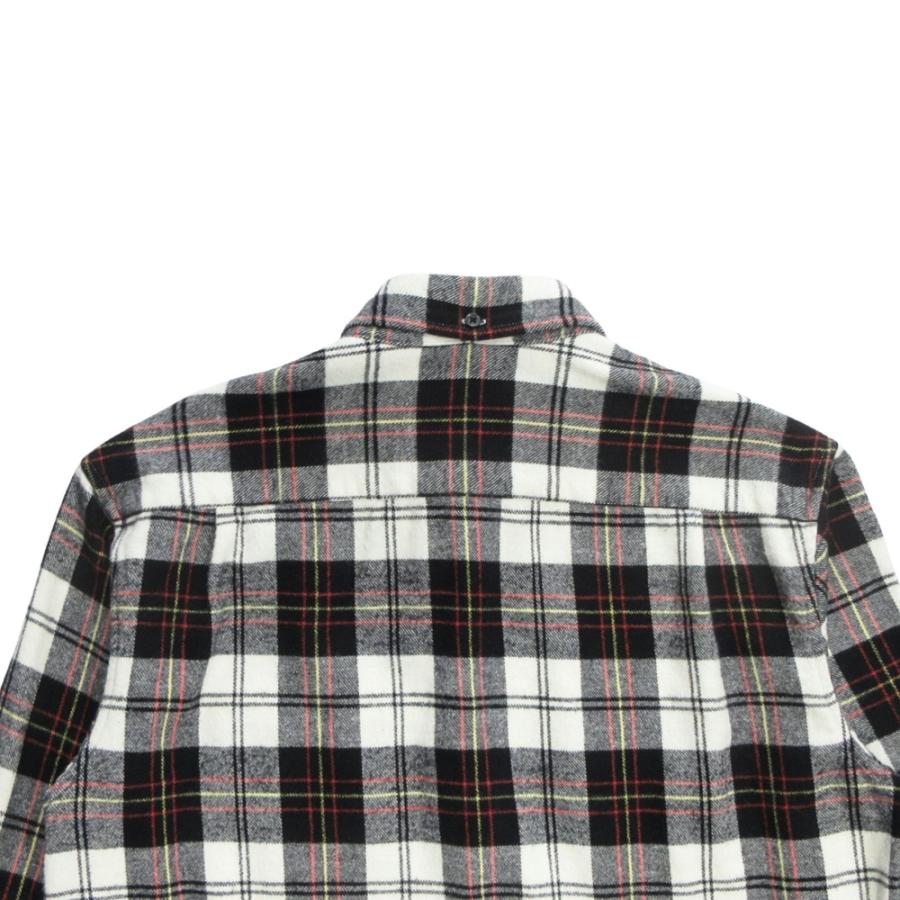 良品 Supreme シュプリーム コットン タータンチェック柄 フランネル シャツ カットソー 長袖 ボタンダウン サイズS 白 黒 赤 黄 メンズ 古着 中古 | Supreme | 03