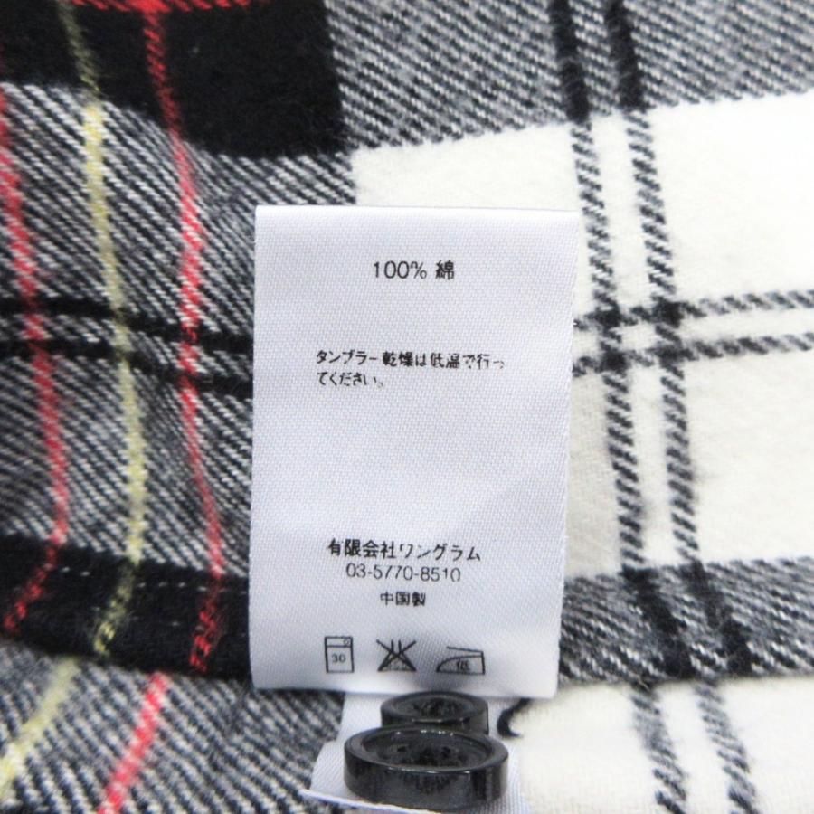 良品 Supreme シュプリーム コットン タータンチェック柄 フランネル シャツ カットソー 長袖 ボタンダウン サイズS 白 黒 赤 黄 メンズ 古着 中古 | Supreme | 06