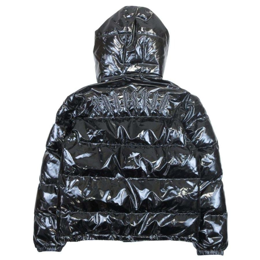 美品 Trapstar トラップスター Irongate Shiny Black Puffer シャイニーナイロン 中綿ジャケット ブルゾン フーデッド M 黒 ブラック メンズ 古着 中古 |  | 01