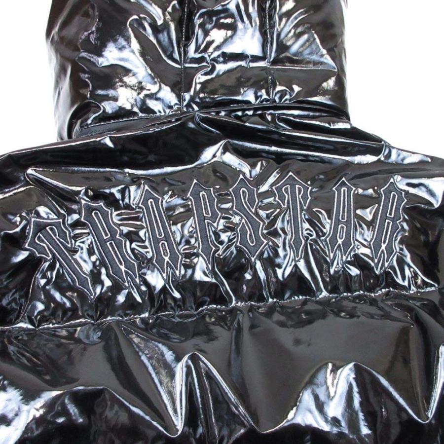 美品 Trapstar トラップスター Irongate Shiny Black Puffer シャイニーナイロン 中綿ジャケット ブルゾン フーデッド M 黒 ブラック メンズ 古着 中古 |  | 04