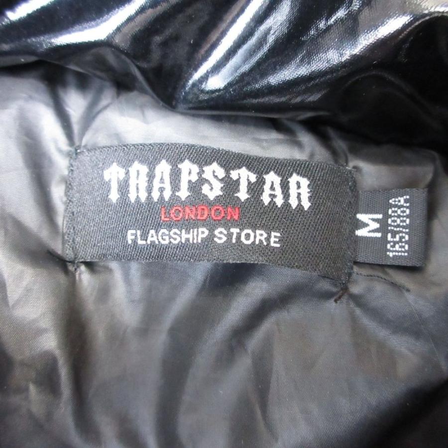 美品 Trapstar トラップスター Irongate Shiny Black Puffer シャイニーナイロン 中綿ジャケット ブルゾン フーデッド M 黒 ブラック メンズ 古着 中古 |  | 08
