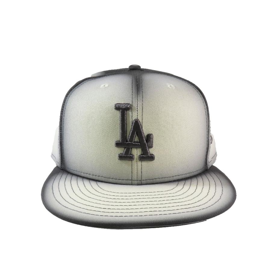 未使用 NEW ERA ニューエラ 59FIFTY Gradient Edge ロサンゼルス・ドジャース キャップ 帽子 8 ダークグレー メンズ 古着 中古 USED NEW ERA（ニューエラ） 未使用 59FIFTY Gradient Edge ロサンゼルス