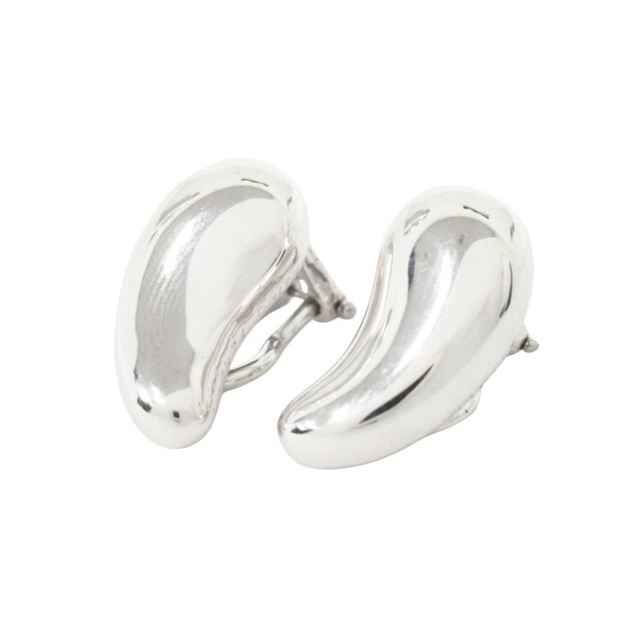 イ*ル様 Tiffany & Co. ビーンズ型シルバーピアス TIFFANY&Co.（ティファニー） 新品同様 新品仕上げ済 ビーン ピアス
