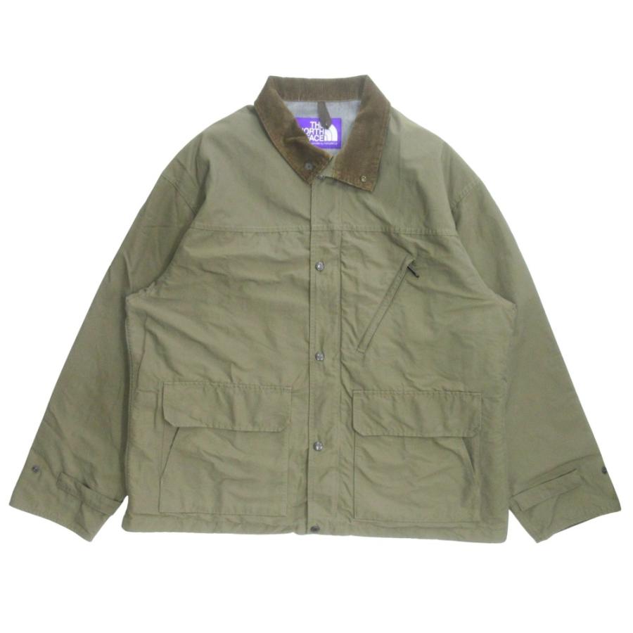 美品 THE NORTH FACE ザ・ノースフェイス パープルレーベル 25AW ダブルピークミリタリー ジャケット ブルゾン コート XL カーキ メンズ 古着 中古 USED THE NORTH FACE PURPLE LABEL 美品 ザ・ノースフェイス パープル