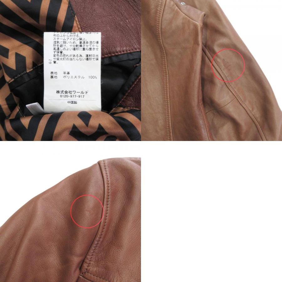 TAKEO KIKUCHI（タケオキクチ） 良品 ラムレザー ライダース