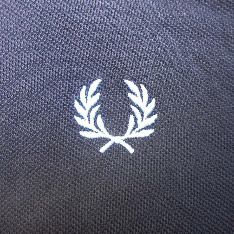 FRED PERRY（フレッドペリー） 美品 ロゴ刺繍 ポロシャツ カットソー