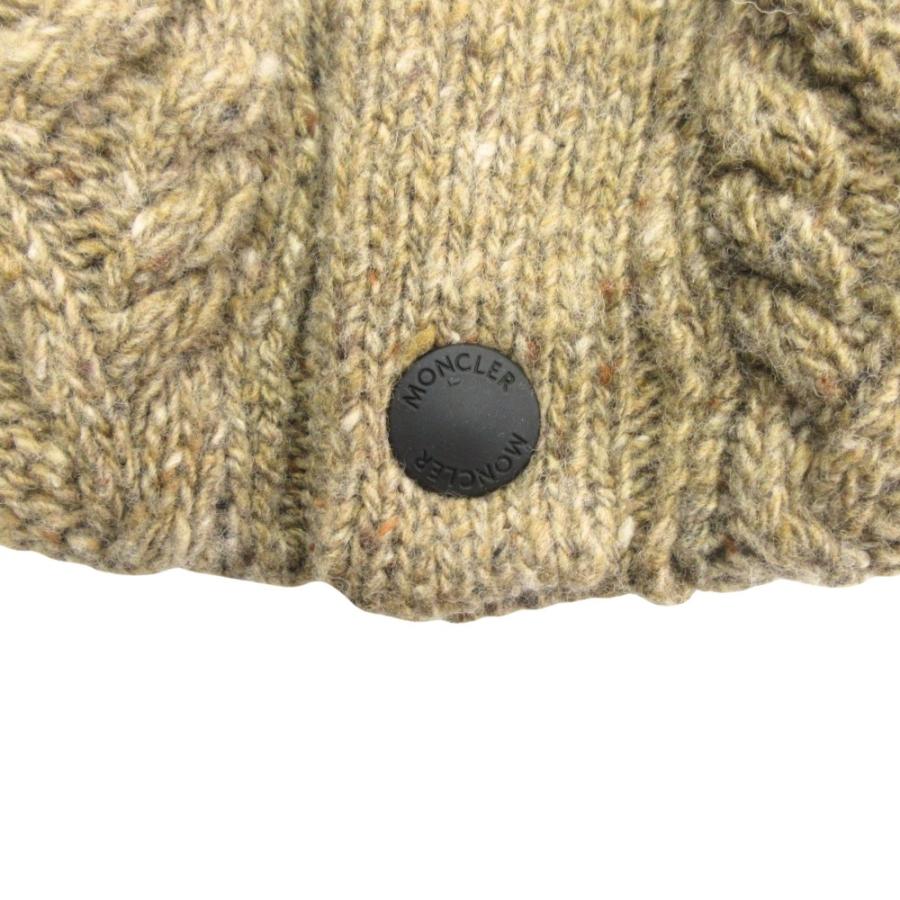 美品 MONCLER モンクレール グルノーブル ELLESMERE ウール ツイード ニット ダウン ジャケット ジャンパー K20979B00004 茶 ブラウン メンズ 古着 中古 | MONCLER | 06