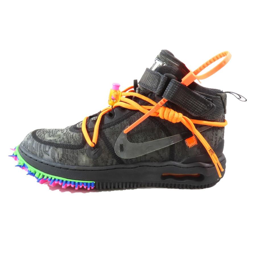 新品同様 NIKE x Off-White Air Force 1 Mid ナイキ オフホワイト エアフォース1ミッド スニーカー DO6290-001 靴 シューズ 29cm ブラック メンズ 古着 中古 USED NIKE（ナイキ） 新品同様 NIKE x Off-White Air Force 1 Mid オフ
