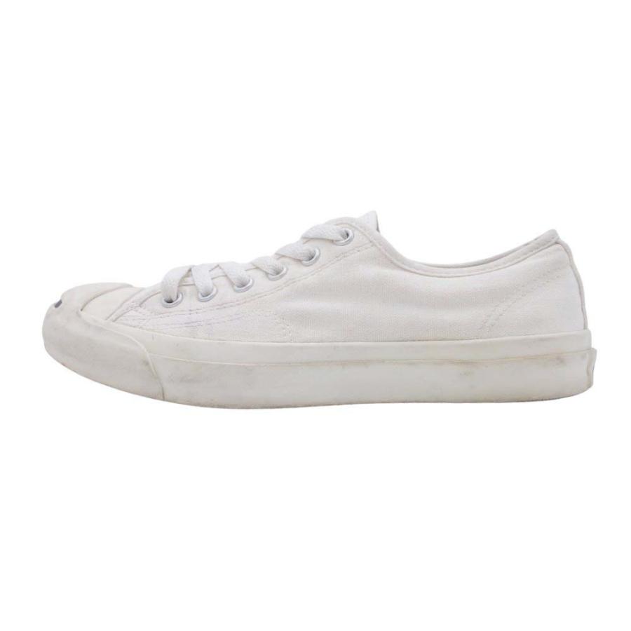 CONVERSE コンバース Jack Purcell ジャックパーセル スニーカー ローカット キャンバス シューズ 靴 24.5 白 ホワイト レディース 古着 中古 | CONVERSE