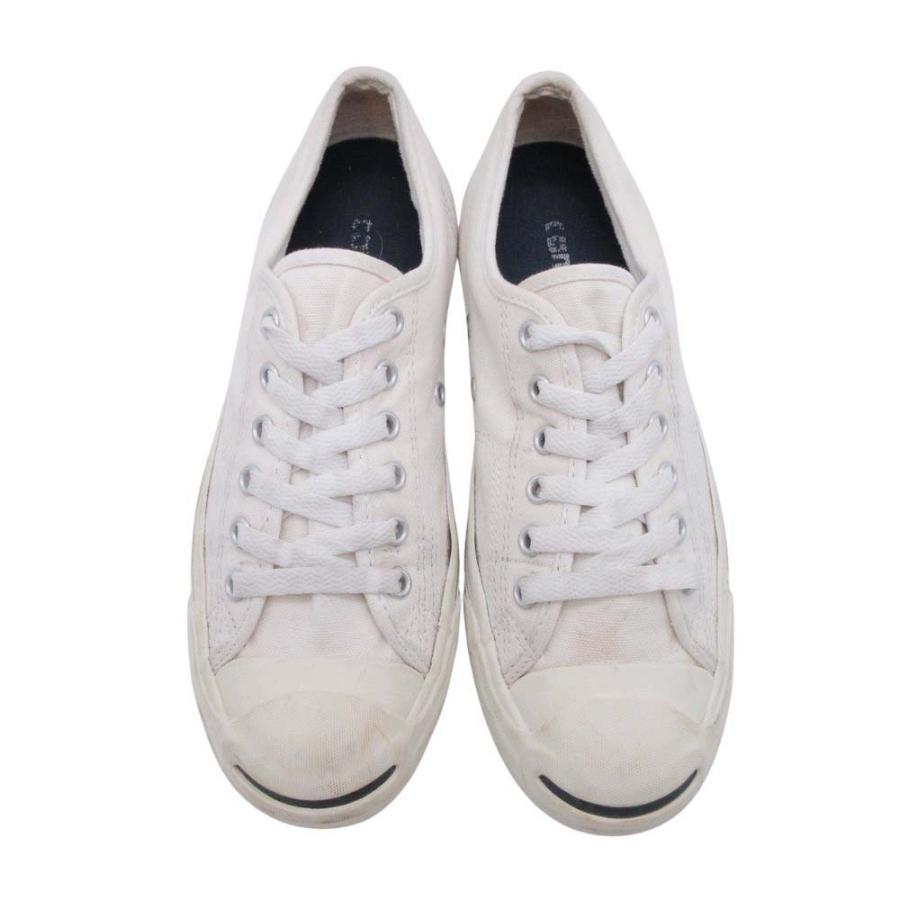 CONVERSE コンバース Jack Purcell ジャックパーセル スニーカー ローカット キャンバス シューズ 靴 24.5 白 ホワイト レディース 古着 中古 | CONVERSE | 01