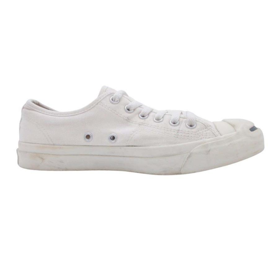 CONVERSE コンバース Jack Purcell ジャックパーセル スニーカー ローカット キャンバス シューズ 靴 24.5 白 ホワイト レディース 古着 中古 | CONVERSE | 02