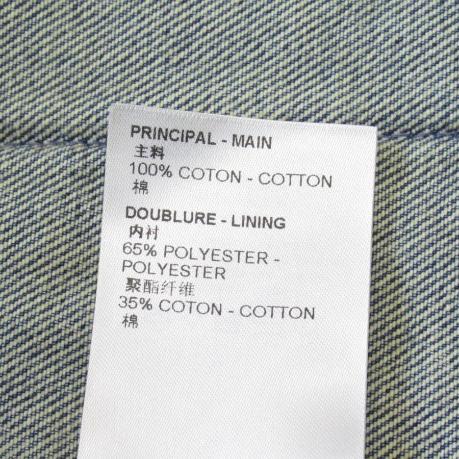 未使用 LOUIS VUITTON ルイヴィトン 23AW モノグラム デニム ワーク シャツ ウォッシュ加工 サイズM インディゴブルー メンズ 古着 中古 | LOUIS VUITTON | 07
