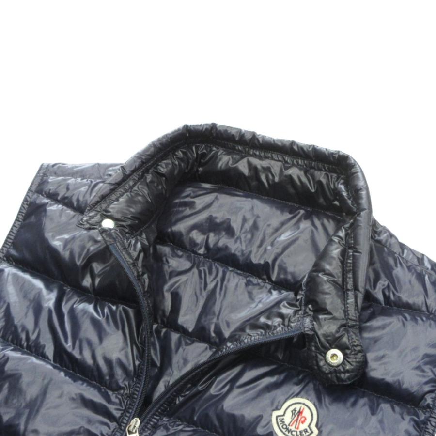 良品 MONCLER モンクレール GUI GILET ダウン ベスト ジャケット ブルゾン ロゴ ワッペン サイズ3 紺 ネイビー メンズ 古着 中古 | MONCLER | 04