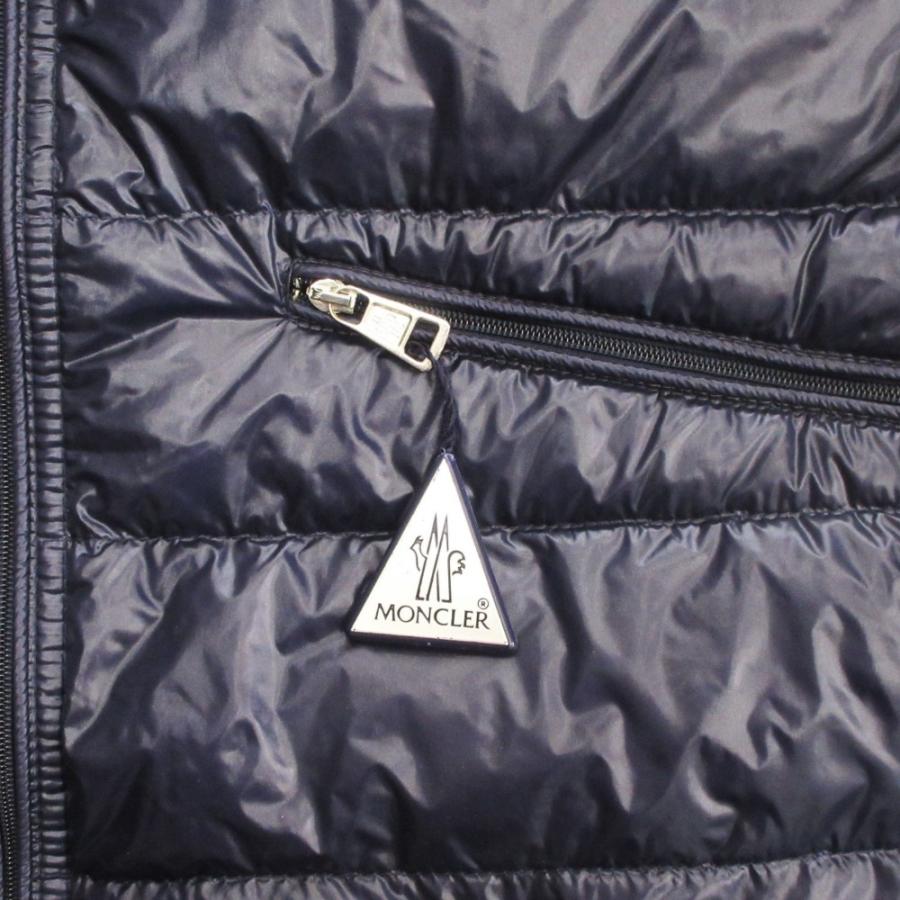 良品 MONCLER モンクレール GUI GILET ダウン ベスト ジャケット ブルゾン ロゴ ワッペン サイズ3 紺 ネイビー メンズ 古着 中古 | MONCLER | 08