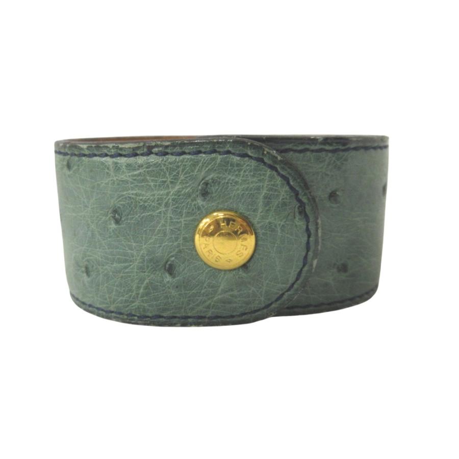 HERMES（エルメス） メドール オーストリッチ ブレスレット バングル 
