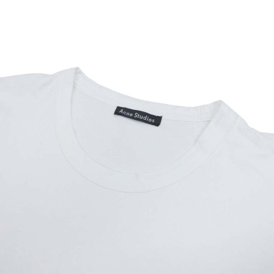 美品 ACNE STUDIOS アクネストゥディオズ NASH FACE ワッペン Tシャツ カットソー トップス 半袖 クルーネック S 白 ホワイト メンズ 古着 中古 | Acne Studios | 02