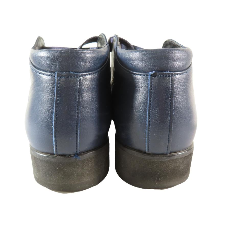 美品 慈雨 ジウ センソユニコ レースアップシューズ レザーシューズ 靴 シューズ 23.5cm ネイビー レディース 古着 中古 | 慈雨 | 04