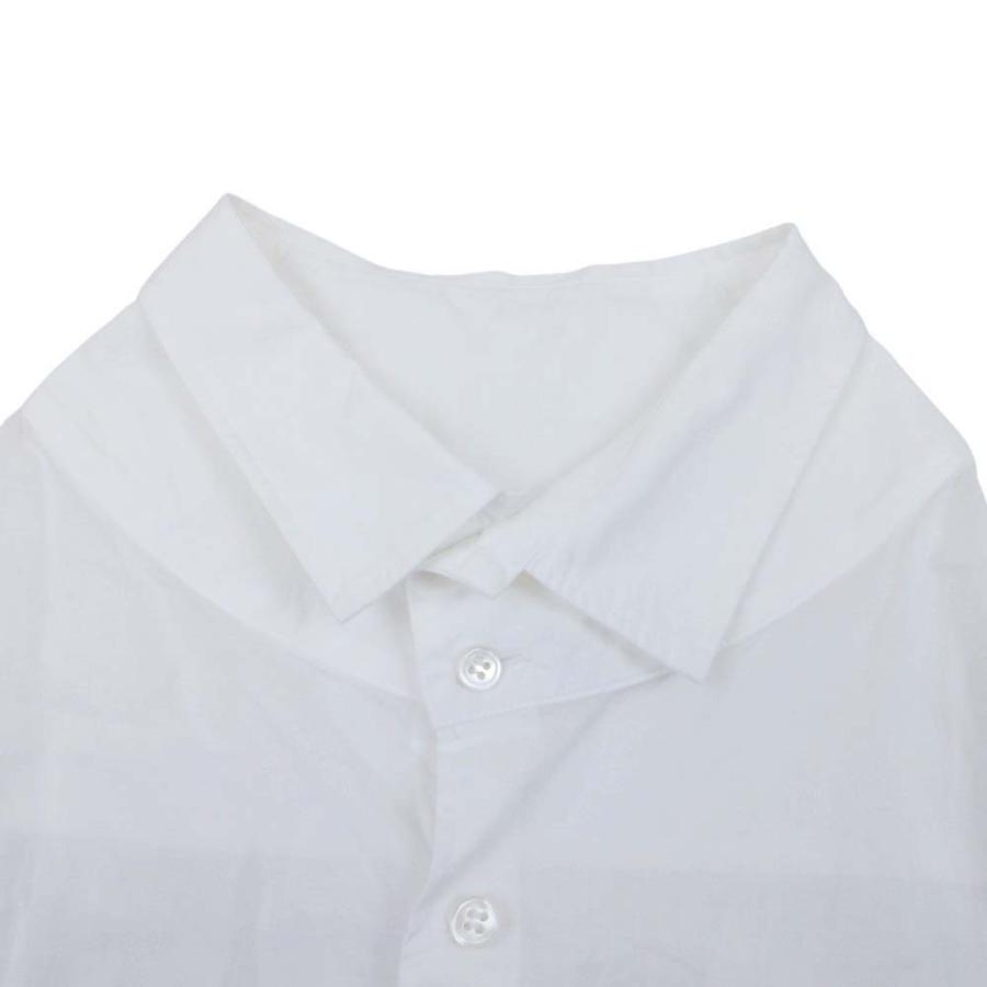 良品 Yohji Yamamoto +NOIR ヨウジヤマモトプリュスノアール シャツ ブラウス カットソー トップス 半袖 ヴィンテージ オールド 2 白 レディース 古着 中古 | YOHJI YAMAMOTO +NOIR | 02