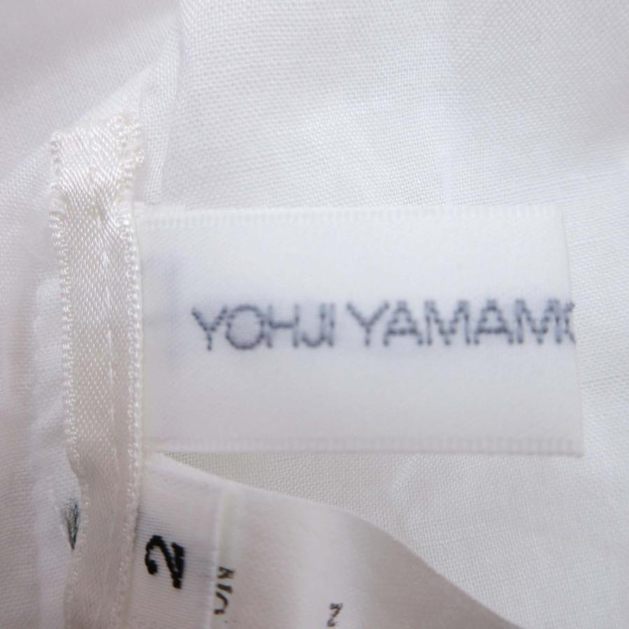 良品 Yohji Yamamoto +NOIR ヨウジヤマモトプリュスノアール シャツ ブラウス カットソー トップス 半袖 ヴィンテージ オールド 2 白 レディース 古着 中古 | YOHJI YAMAMOTO +NOIR | 05