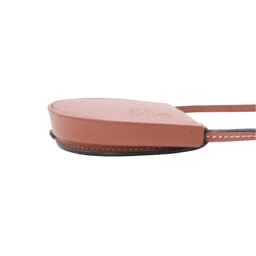 美品 LOEWE ロエベ ヒールポーチ ミニサイズ コインケース マルチパース ネックストラップ アナグラムロゴ 財布 ブラウン メンズ レディース 古着 中古 | LOEWE | 02