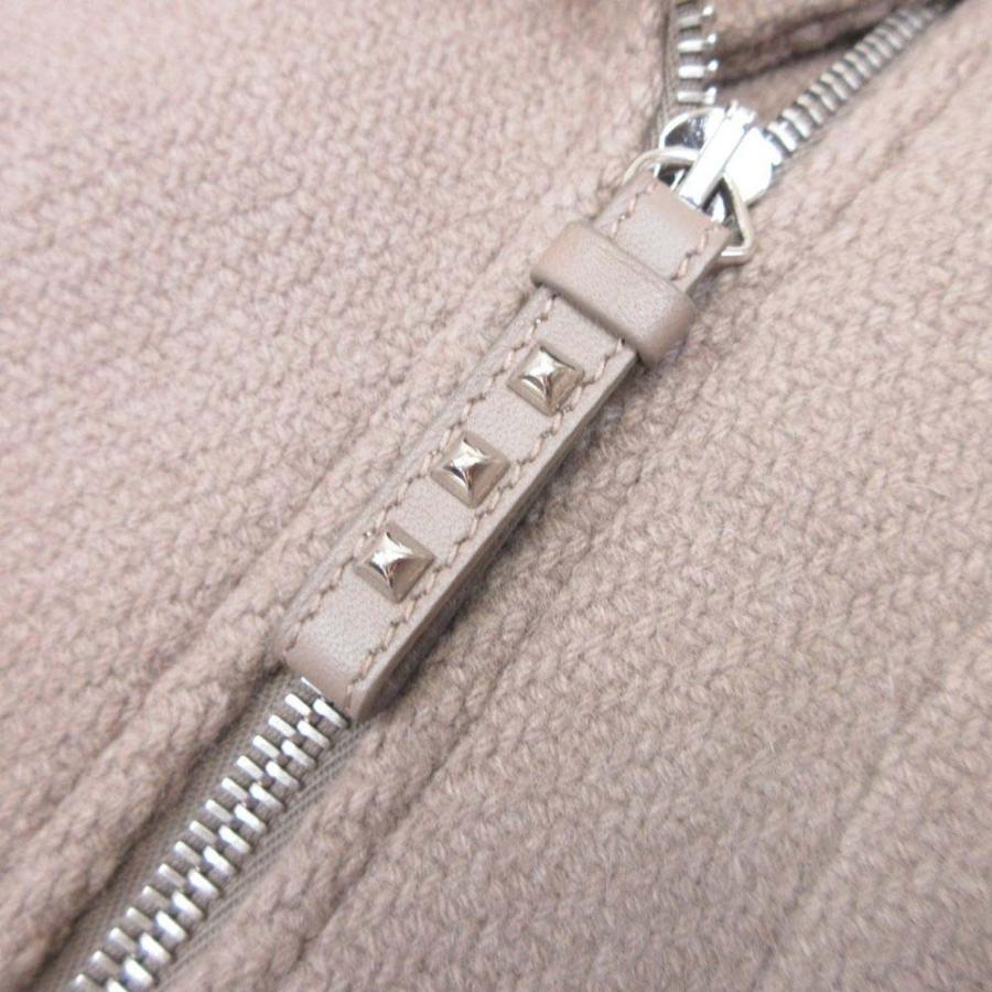 未使用 HERMES エルメス 23aw カシミヤ100％ ダブルライダース ジャケット ブルゾン コート メドール金具 36 ベージュ レディース 古着 中古 | HERMES | 06