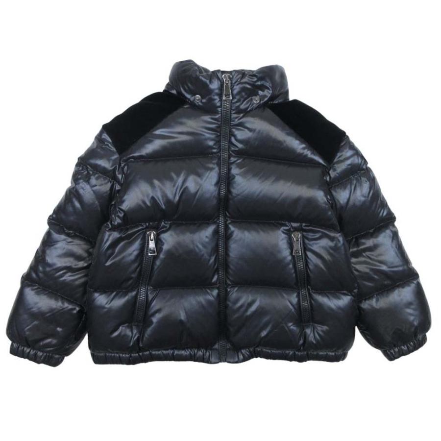 美品 MONCLER モンクレール 21aw CHOUELLE JACKET ダウンジャケット ブルゾン ロゴワッペン アウター 6/115cm 黒 ブラック キッズ 古着 中古 | MONCLER | 02