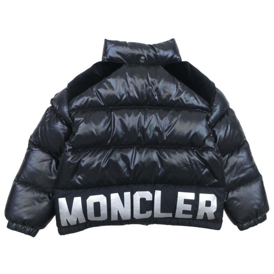 美品 MONCLER モンクレール 21aw CHOUELLE JACKET ダウンジャケット ブルゾン ロゴワッペン アウター 6/115cm 黒 ブラック キッズ 古着 中古 | MONCLER | 03