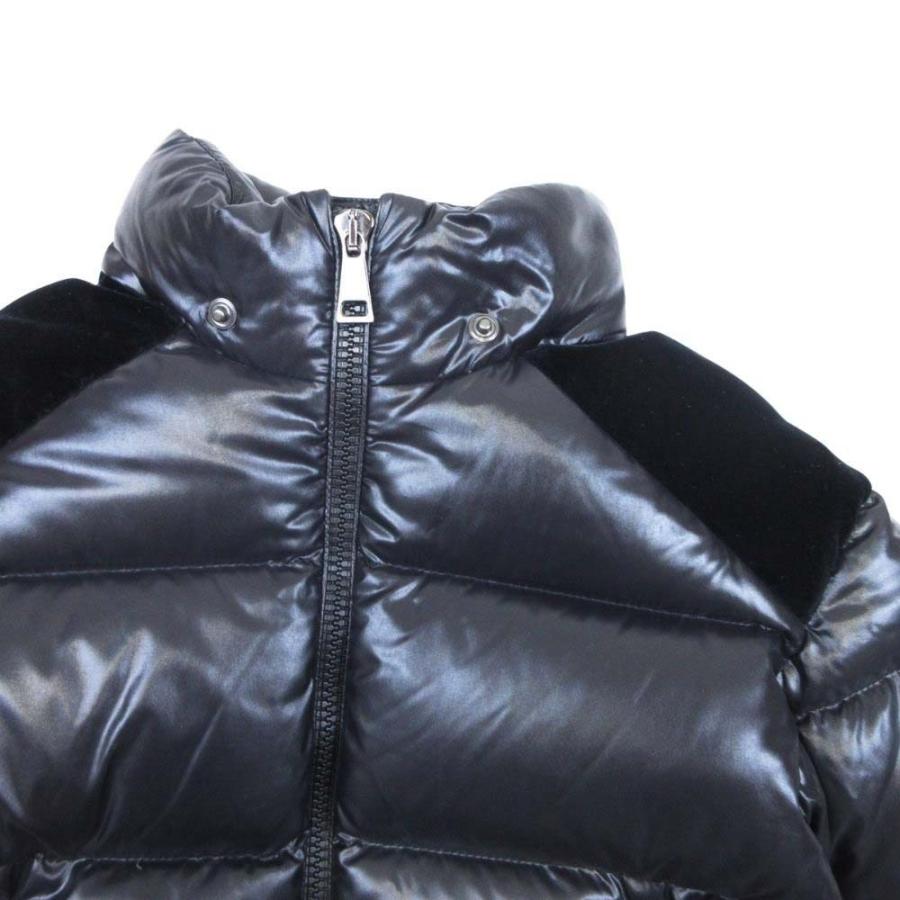 美品 MONCLER モンクレール 21aw CHOUELLE JACKET ダウンジャケット ブルゾン ロゴワッペン アウター 6/115cm 黒 ブラック キッズ 古着 中古 | MONCLER | 06