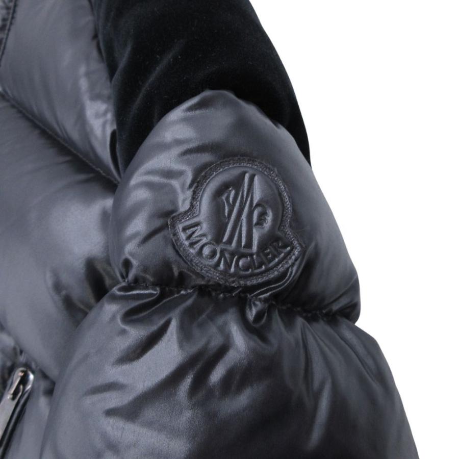 美品 MONCLER モンクレール 21aw CHOUELLE JACKET ダウンジャケット ブルゾン ロゴワッペン アウター 6/115cm 黒 ブラック キッズ 古着 中古 | MONCLER | 07