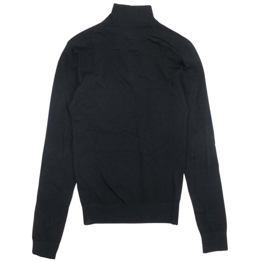 良品 LOUIS VUITTON ルイヴィトン 22aw LVロゴ チェーン ハイネック ハイゲージニット セーター トップス S 黒 ブラック レディース 古着 中古 | LOUIS VUITTON | 01