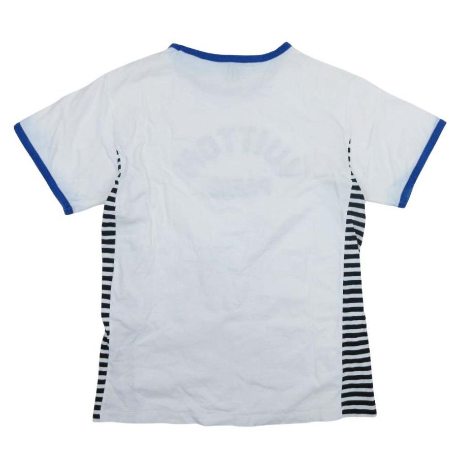 LOUIS VUITTON チェーン付きボーダーTシャツ XS 良品 LOUIS VUITTON 