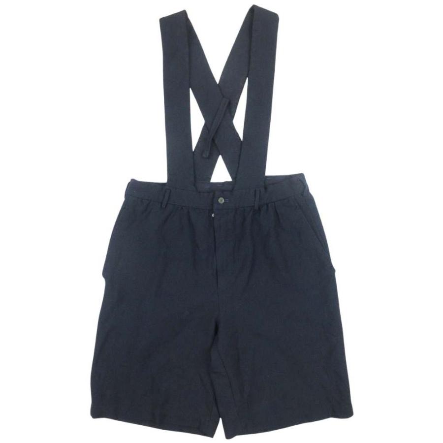美品 COMME des GARCONS GIRL コムデギャルソンガール 17ss サロペット オーバーオール パンツ ストレッチ NQ-P001 S 紺 ネイビー レディース 古着 中古 | COMME des GARCONS GIRL