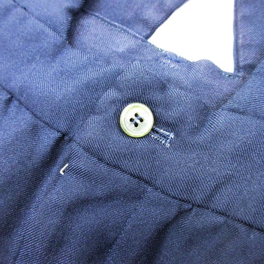 美品 COMME des GARCONS GIRL コムデギャルソンガール 17ss サロペット オーバーオール パンツ ストレッチ NQ-P001 S 紺 ネイビー レディース 古着 中古 | COMME des GARCONS GIRL | 04
