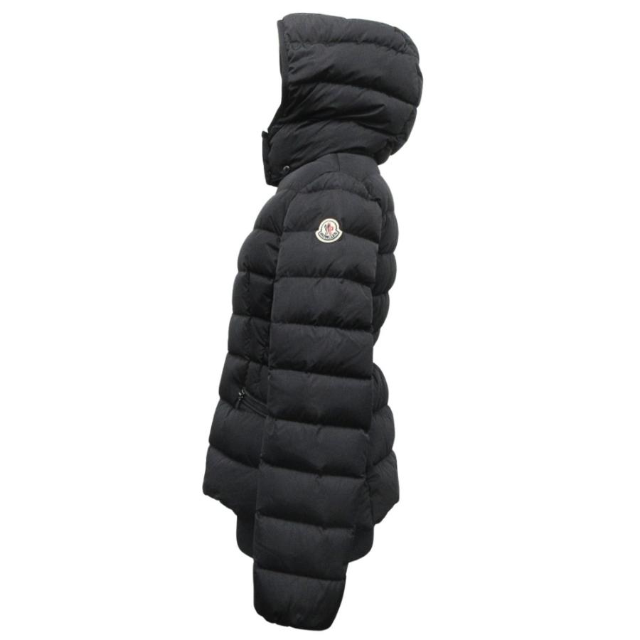 美品 MONCLER モンクレール SABY GIUBBOTTO サビー ジュボット ダウン ジャケット ブルゾン ロゴ キッズ サイズ12 152cm 黒 ブラック レディース 古着 中古 | MONCLER | 01