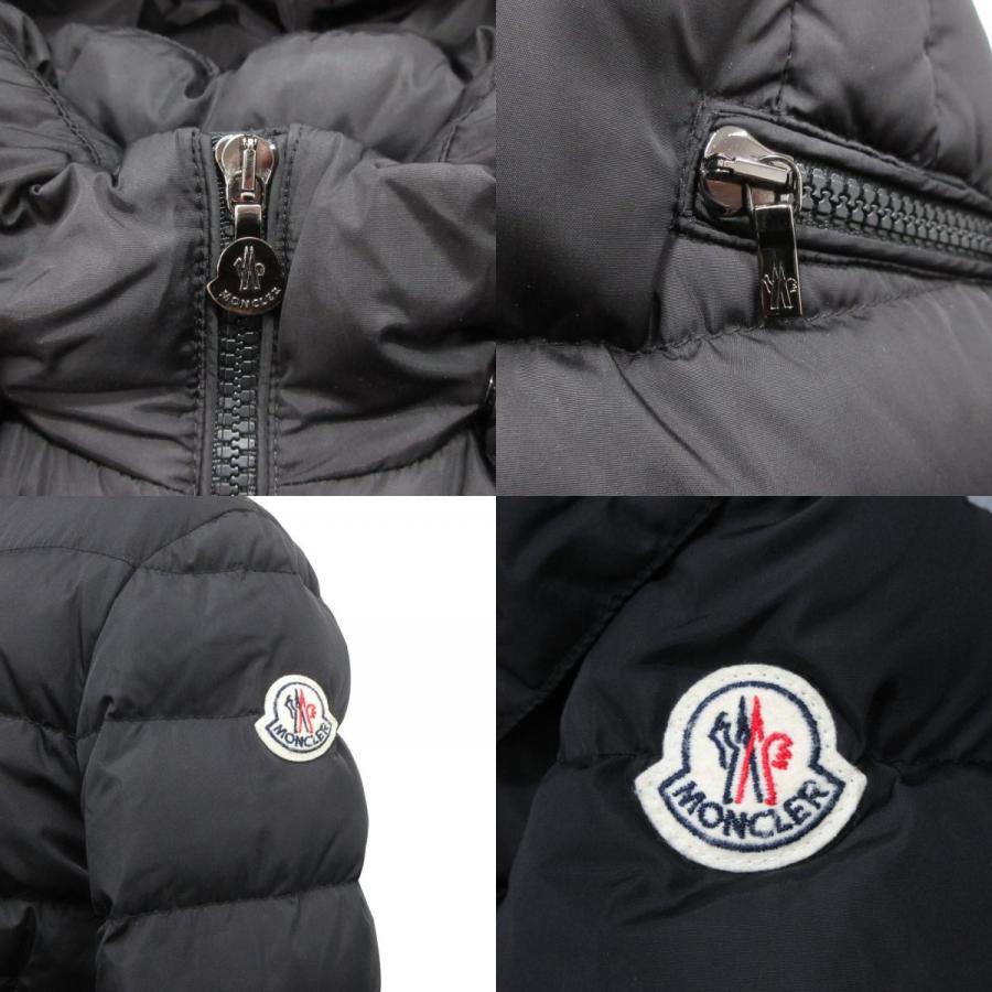 美品 MONCLER モンクレール SABY GIUBBOTTO サビー ジュボット ダウン ジャケット ブルゾン ロゴ キッズ サイズ12 152cm 黒 ブラック レディース 古着 中古 | MONCLER | 07