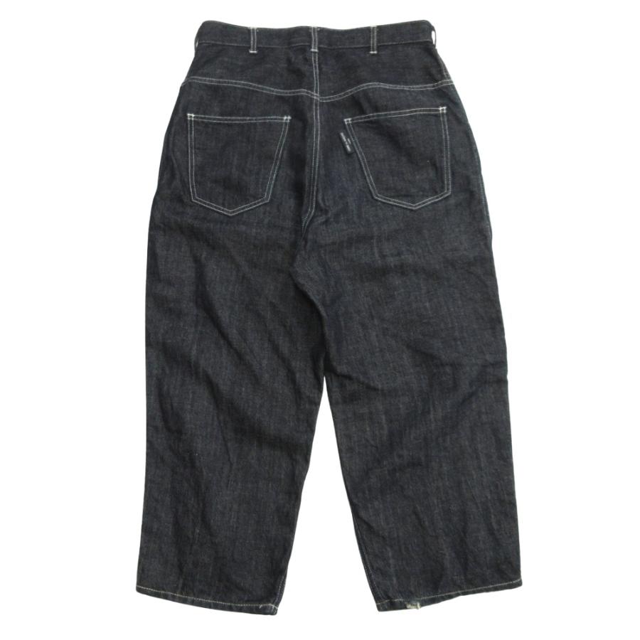 良品 COMME des GARCONS HOMME コムデギャルソンオム 22ss リネン デニム バルーン パンツ ジーンズ ワイド サルエル XS インディゴ メンズ 古着 中古 USED COMME des GARCONS HOMME 良品 コムデギャルソンオム 22ss リネン