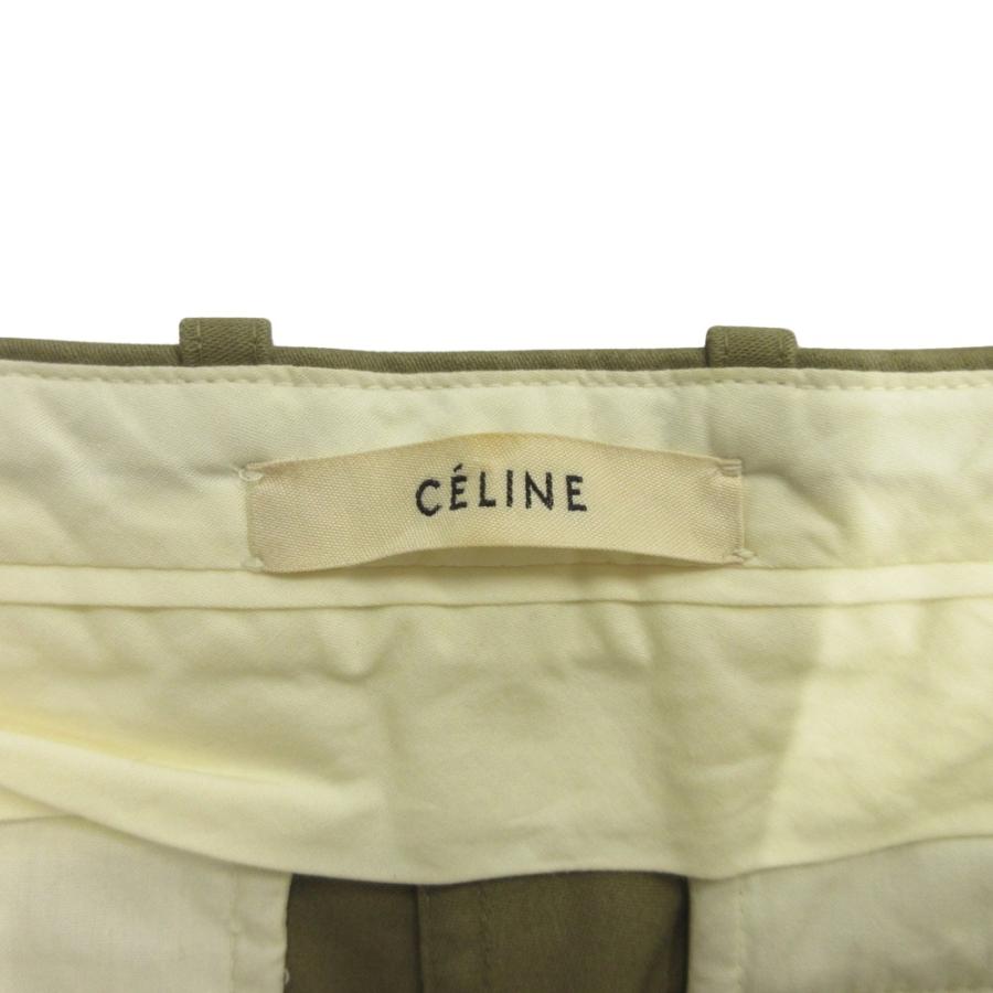 CELINE セリーヌ フィービー期 チノパン パンツ スラックス フロントポケット テーパード アーカイブ 36 ベージュ レディース 古着 中古 | CELINE | 06