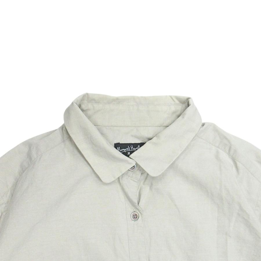 MARGARET HOWELL マーガレットハウエル コットン シャツ ブラウス カットソー 七分丈 サイズ2 グレー レディース 古着 中古 | MARGARET HOWELL | 02