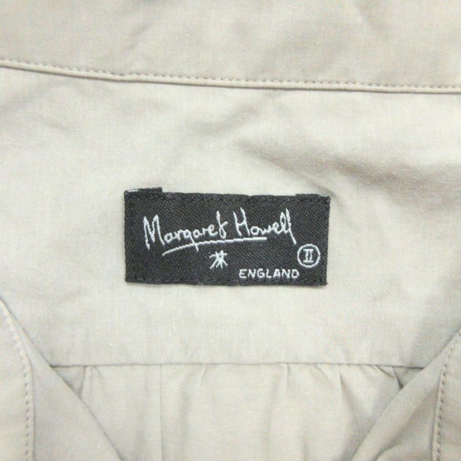 MARGARET HOWELL マーガレットハウエル コットン シャツ ブラウス カットソー 七分丈 サイズ2 グレー レディース 古着 中古 | MARGARET HOWELL | 05