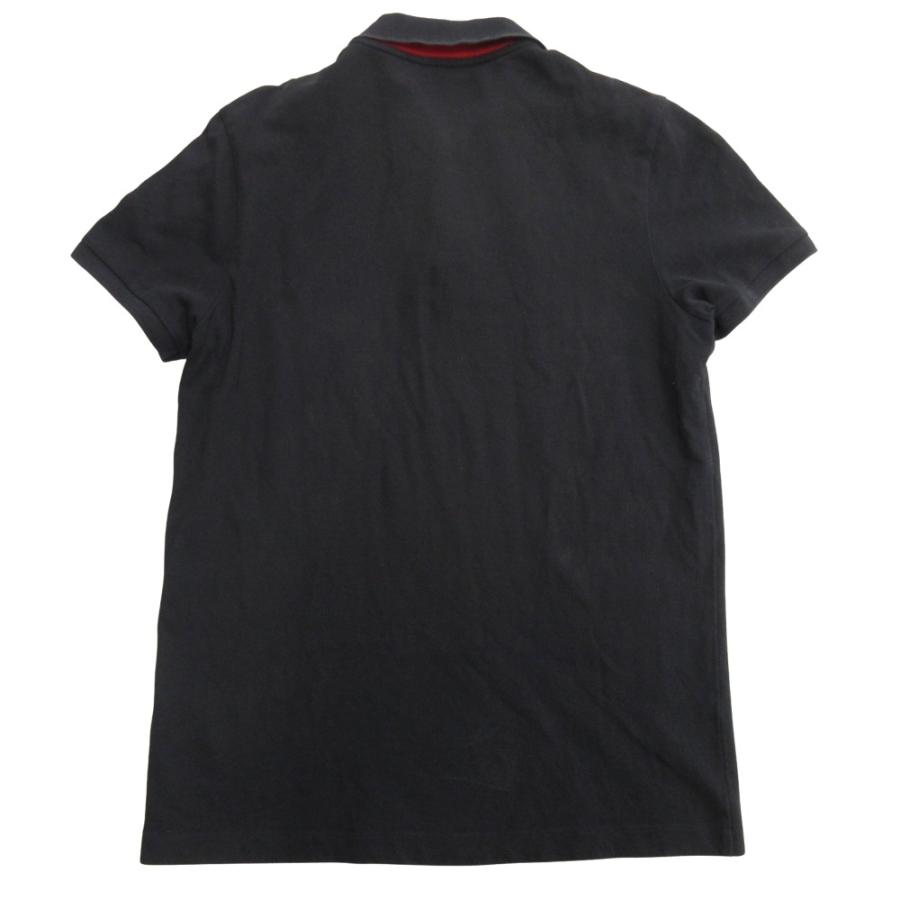 良品 MONCLER モンクレール MAGLIA POLO MANICA CORTA ポロシャツ カットソー 鹿の子 ロゴ ワッペン S ネイビー メンズ 古着 中古 USED MONCLER（モンクレール） 良品 MAGLIA POLO MANICA CORTA ポロシャツ