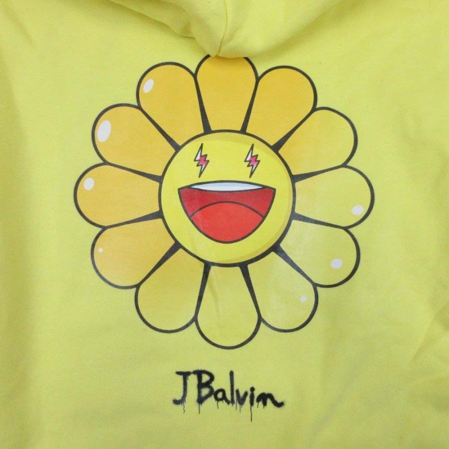 良品 J Balvin ジェーバルヴィン 村上隆 フラワー スウェット パーカー