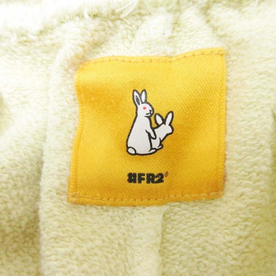 FR2 美品 エフアールツー FRロゴ 刺繍 スウェット ハーフパンツ 裏毛