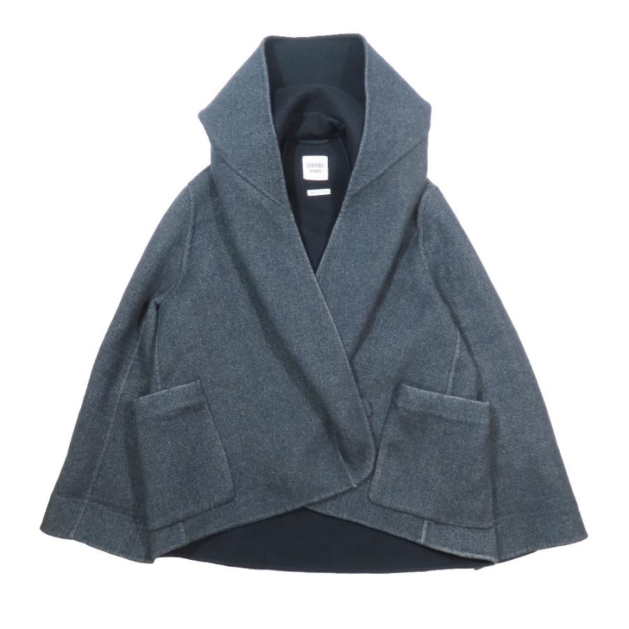 HERMES（エルメス） 新品同様 カシミヤ100% ラップコート ショール 