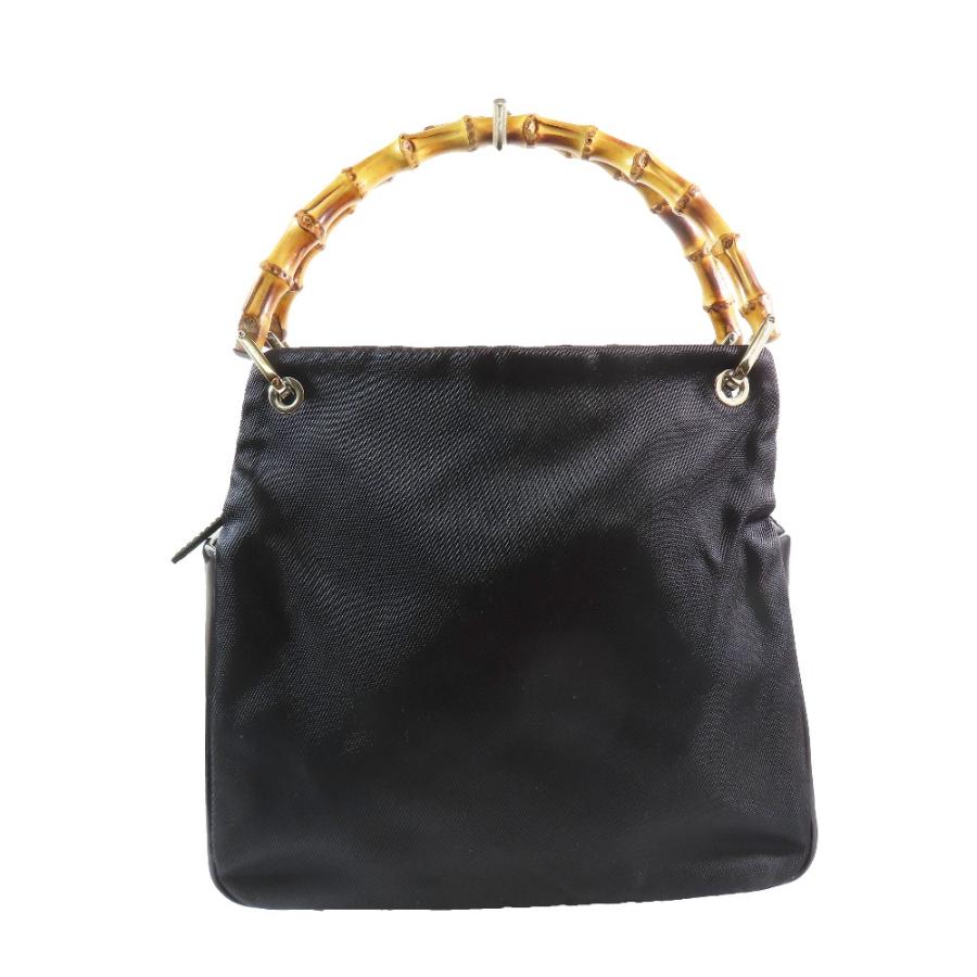 GUCCI（グッチ） 美品 バンブー ハンドル ナイロン レザー