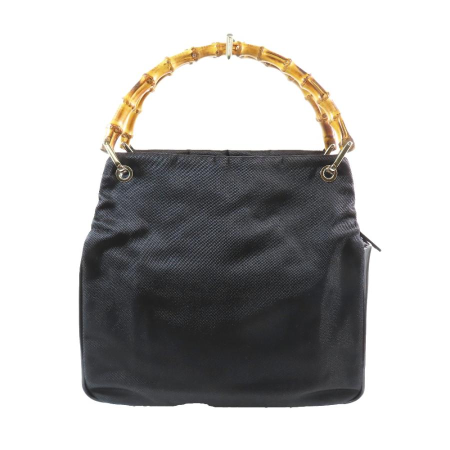 GUCCI（グッチ） 美品 バンブー ハンドル ナイロン レザー