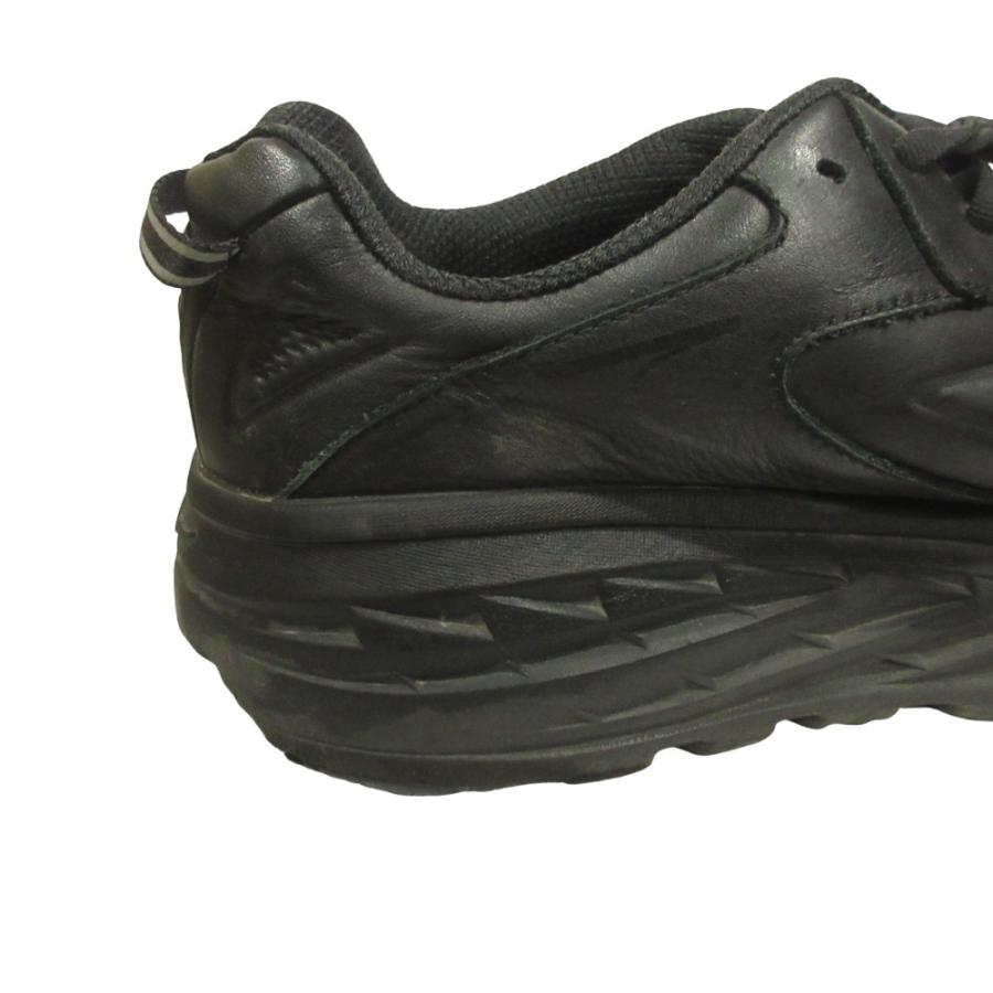 HOKA ONE ONE ホカオネオネ BONDI LTR WIDE ボンダイ ワイド レザー スニーカー F27219J 28.5cm 黒 ブラック メンズ 古着 中古 |  | 06