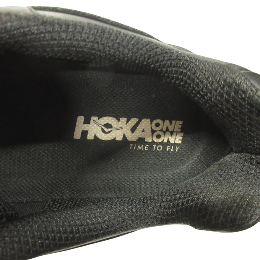 HOKA ONE ONE ホカオネオネ BONDI LTR WIDE ボンダイ ワイド レザー スニーカー F27219J 28.5cm 黒 ブラック メンズ 古着 中古 |  | 07